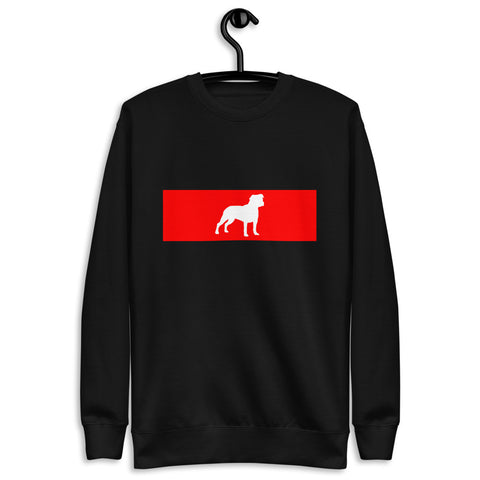 Red Logo Fleece Pullover