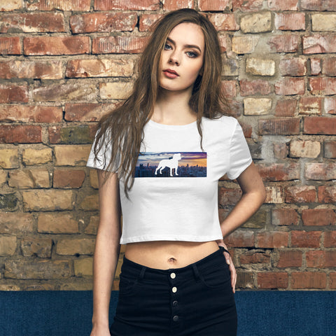 Skyline Crop Tee