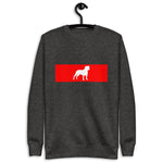 Red Logo Fleece Pullover