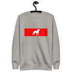 Red Logo Fleece Pullover