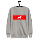 Red Logo Fleece Pullover
